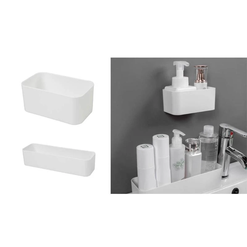 97QC Organización pared Spits Sporter White para baño oficina del baño cocina dormitorio