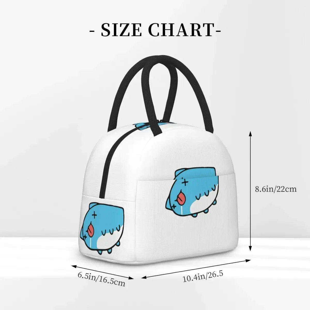 Comic Cat, Bug Cat Capoo Insulated Lunch Bag for Women Kids Leakproof Food Boxes Thermal Lunch Box Tote