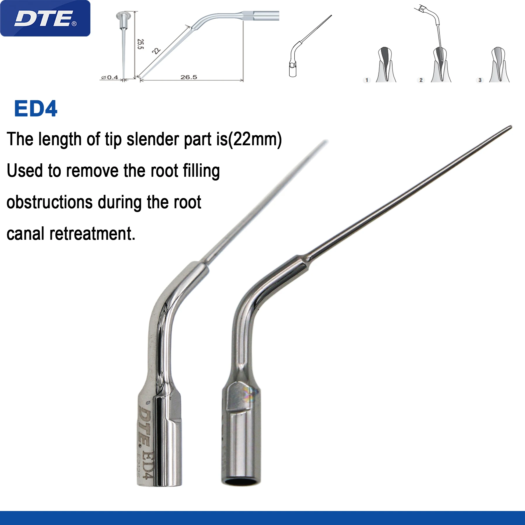 Dental Ultrasonic Scaler Tips Endodontic Endo Tip Medical Tools Accessories Fit DTE  NSK  SATELEC Scaler Handpiece