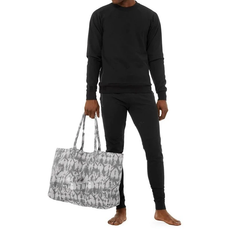 Yoga Shoulder Bag Canvas Bag Unisex Large Capacity Shopping Sports and Fitness Bag Men Women