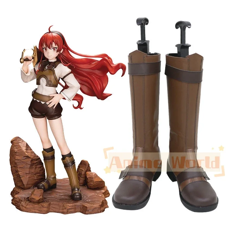 Eris Boreas Greyrat, zapatos de Eris Greyrat, botas para cosplay, botas para carnaval de Halloween, hechas a medida