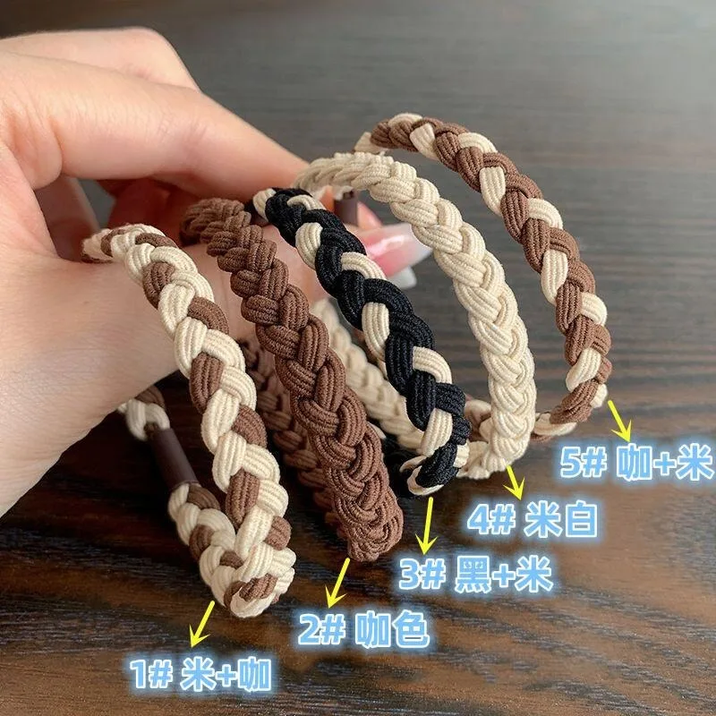 Nastri elastici Donna Ragazza Fascia per capelli in gomma Elastici per capelli Gengive Treccia Porta coda di cavallo Set di fasce per capelli Accessori per capelli