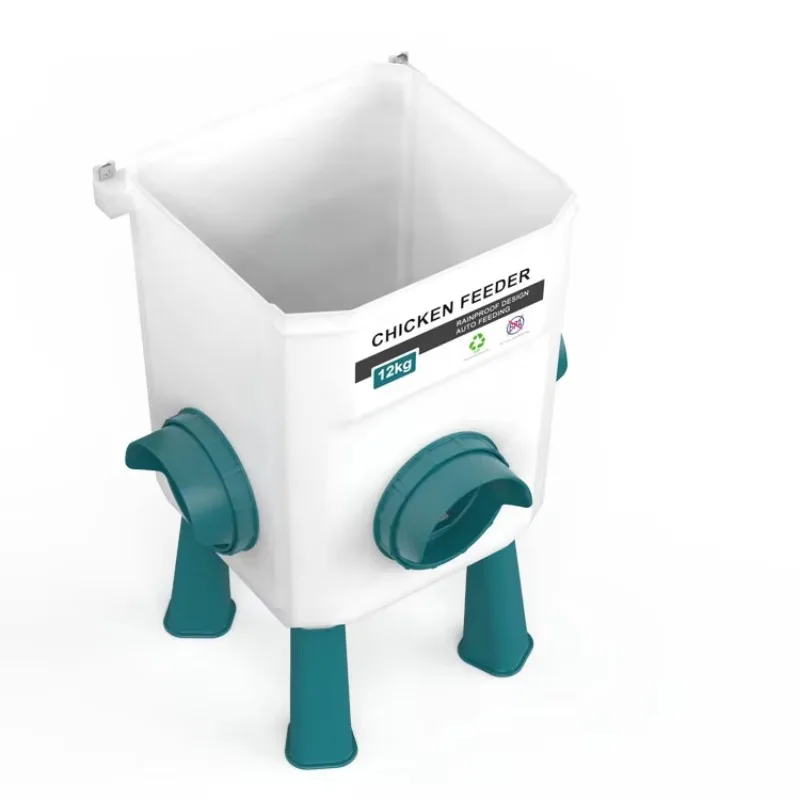 Rainproof Poultry Automatic Feeder with Extended Feeder
