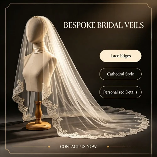 Contact us Handmade Custom Wedding Bridal Veils Vintage Bride Accesories
