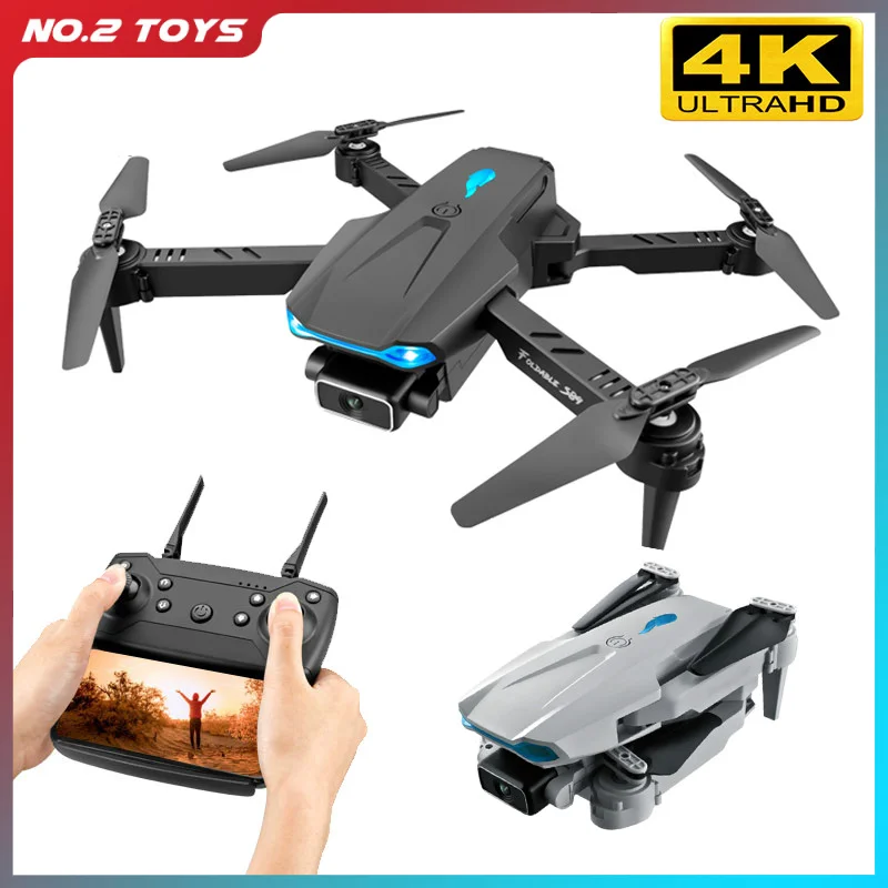 

S89 Складной мини-RC квадрокоптер Дроны с дистанционным управлением и двойной камерой 4K WIFI FPV Мини-дрон безголового режима Детская игрушка-самолет