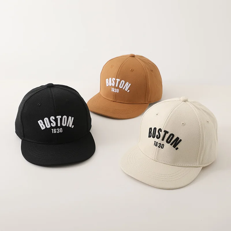 Fashion Deluxe Letter Children Embroidery Baseball Cap Girls Boy Hats Kid Summer Outdoors Sunscreen  Child Gifts Snapback