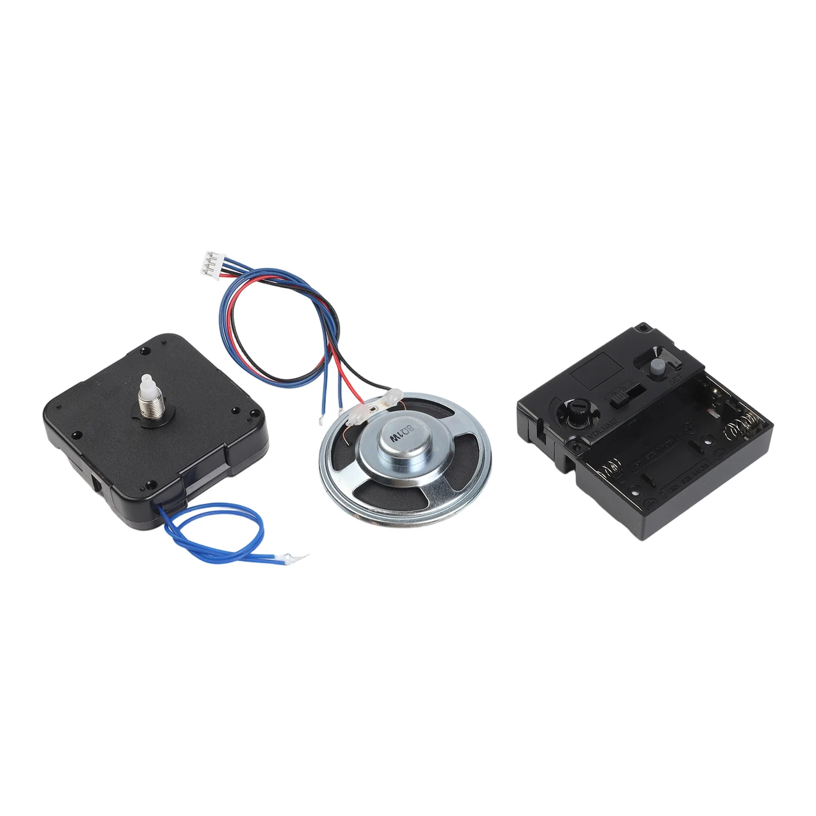 Clock and Music Box Timing Repair Kit Includes Movement Hands and For horn for Panels Thickness 2 to 6 Millimeters