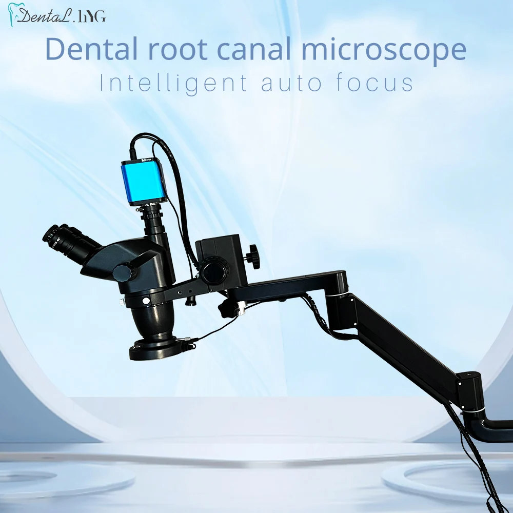 Dental Equipment Microscope Root Canal Microscope With Camera Auto Focus Continuous Zoom For Dental Chair Unit For Dental Clinic