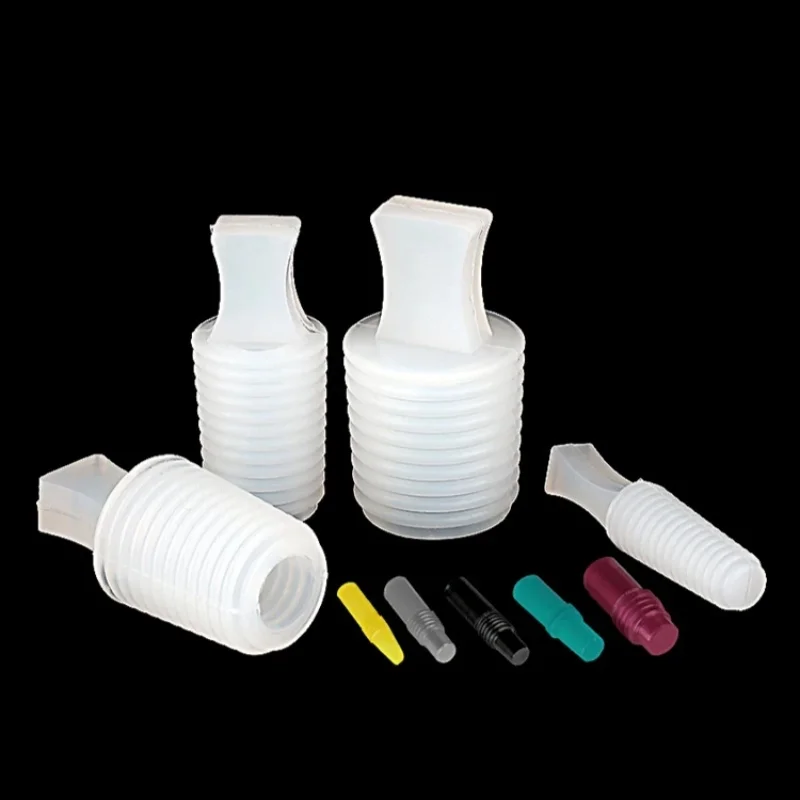 M2 ~  M30 Reusable Silicone Thread Seal Plug with Tight Fit for Industrial Surface Treatment Protection Easy Install Handle
