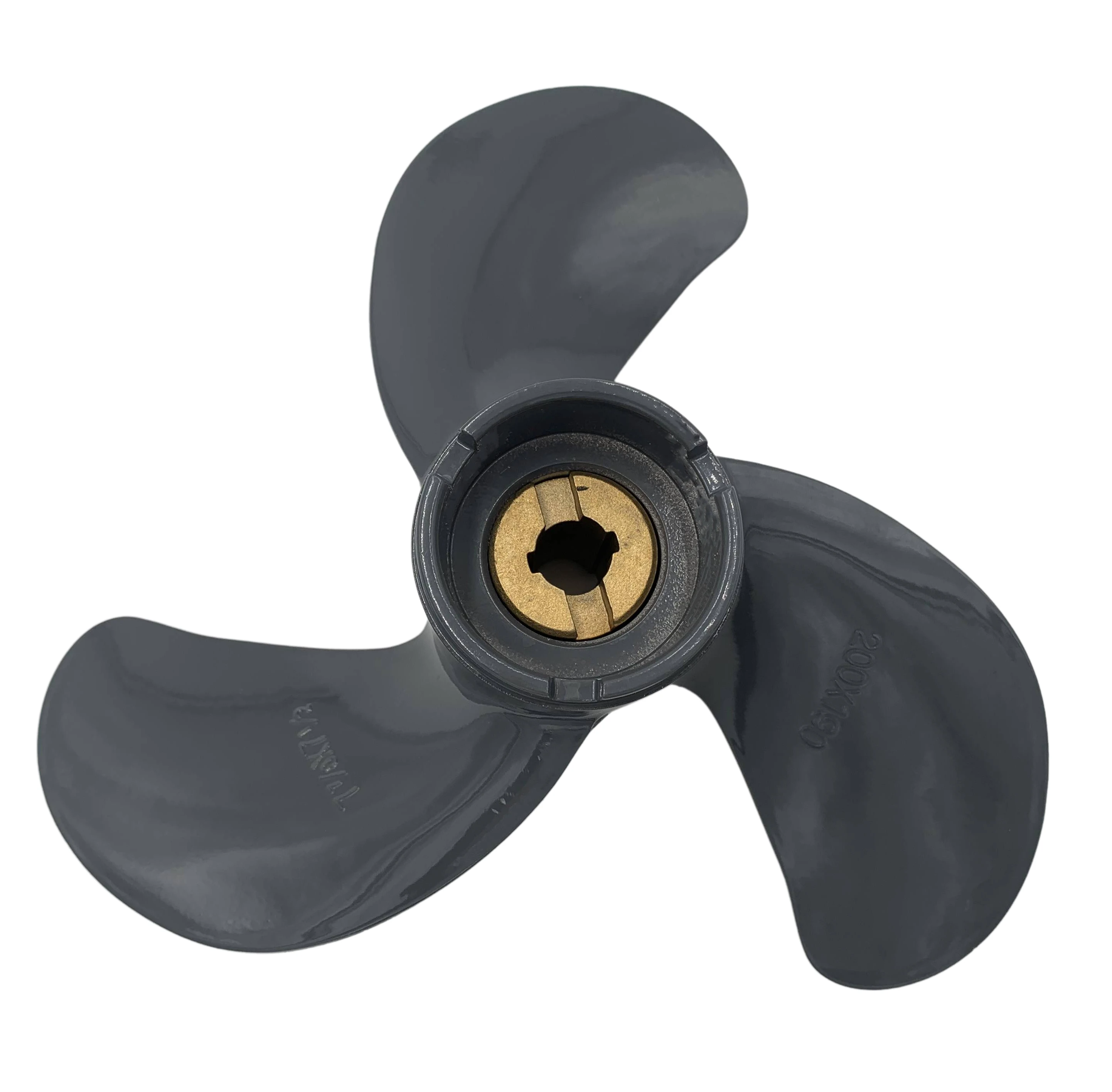 Boat Propeller 7 7/8x7 1/2 for Honda 5HP-6HP 3 Blades Aluminum RH 7.9x7.5
