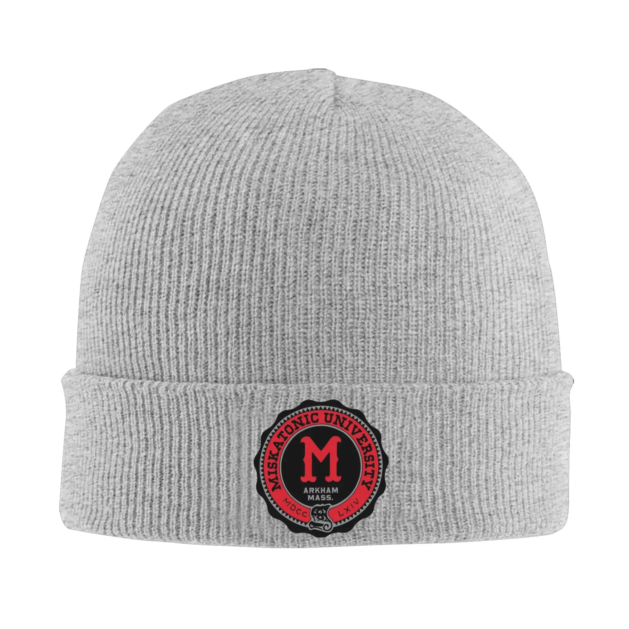 Miskatonic University Cthulhu Knitted Caps Women Men Skullies Beanies Autumn Winter Casual Hats Acrylic Lovecraft Book Warm Cap