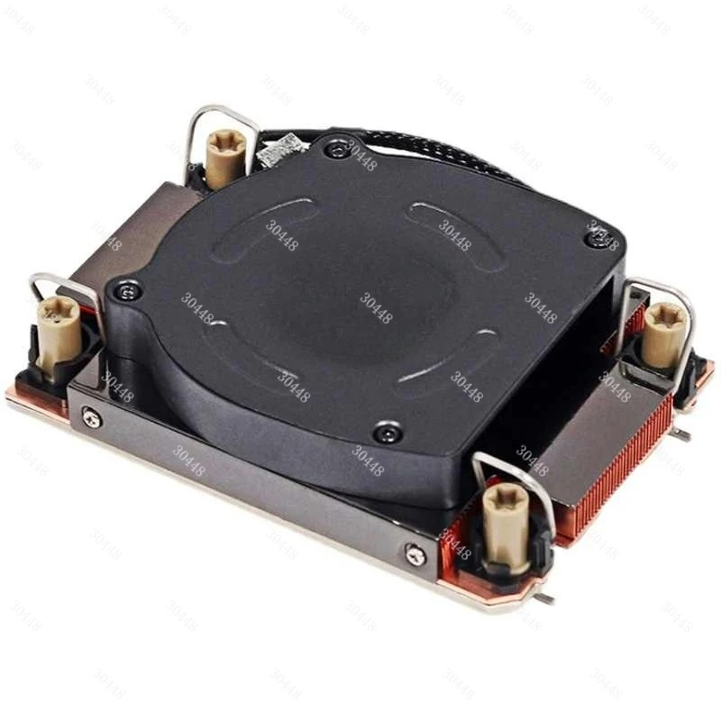 LGA 4189 1U Active Server CPU Cooler Socket P+ For Xeon Scalable 3rd Gen Ice Lake Cooper Lake 205W TDP Copper Heatsink