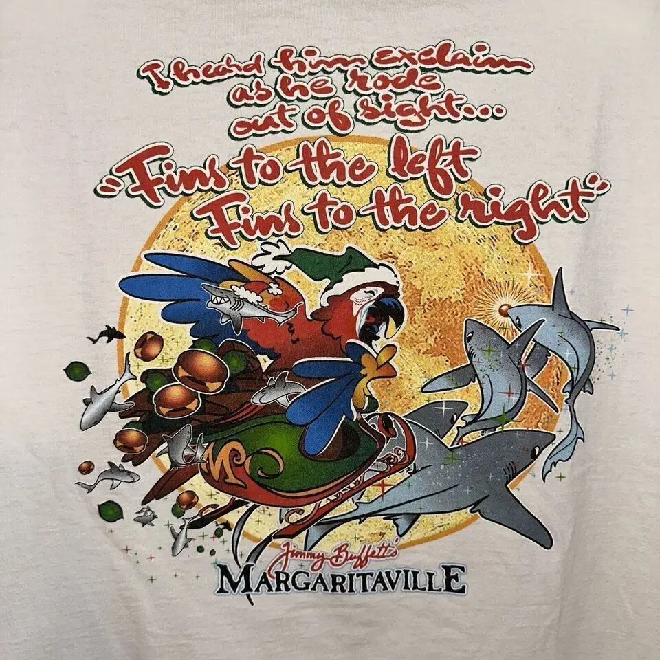 Margaritaville T Shirt Jimmy Buffet Christmas Tee All Size S-5XL