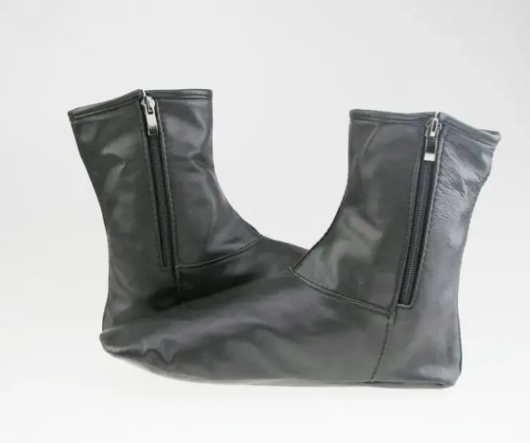 Calzini musulmani in pelle di pecora Calzini da uomo per equipaggio di preghiera Majia in pelle primaverile