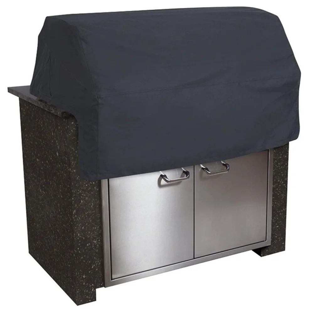 

600D Oxford Cloth Cover BBQ Grill Cover Air Vents Custom-colored Buckles Laminated Backing Maximum Ventilation Outdoor Camping