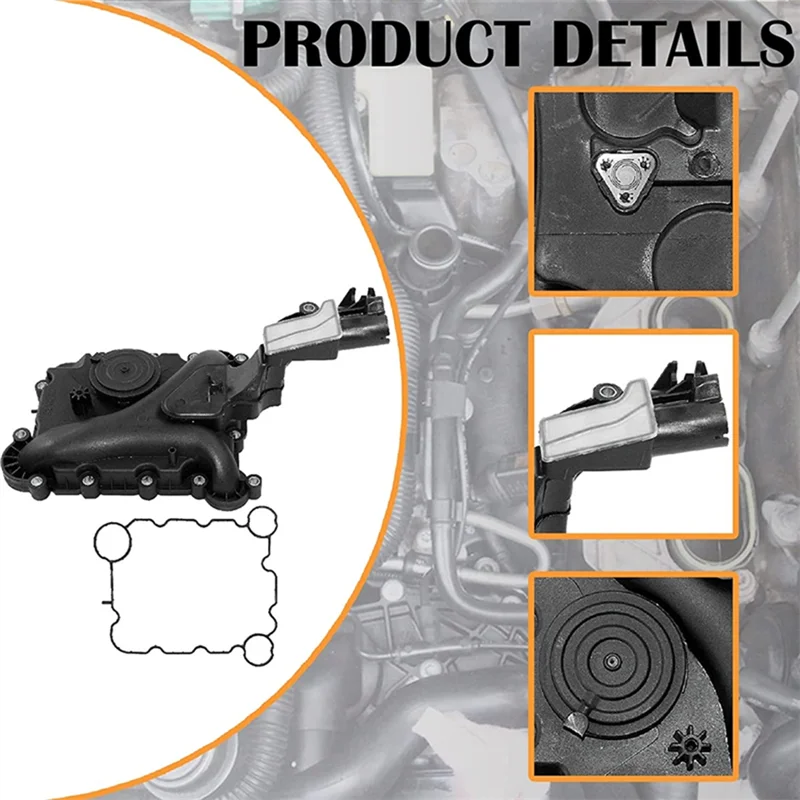

Sp-Car Crankcase Vent Valve Oil Separator 06E103547 06E103547E For A4 A5 A6 Q5 Quattro 2.8 3.2FSI 2005-2012