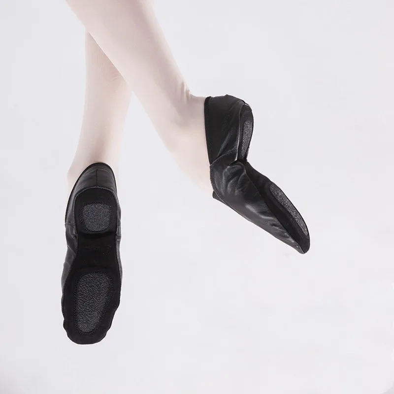 Adult Genuine Leather Women Sneakers Boys Girls Dance Sports Shoes for Gym