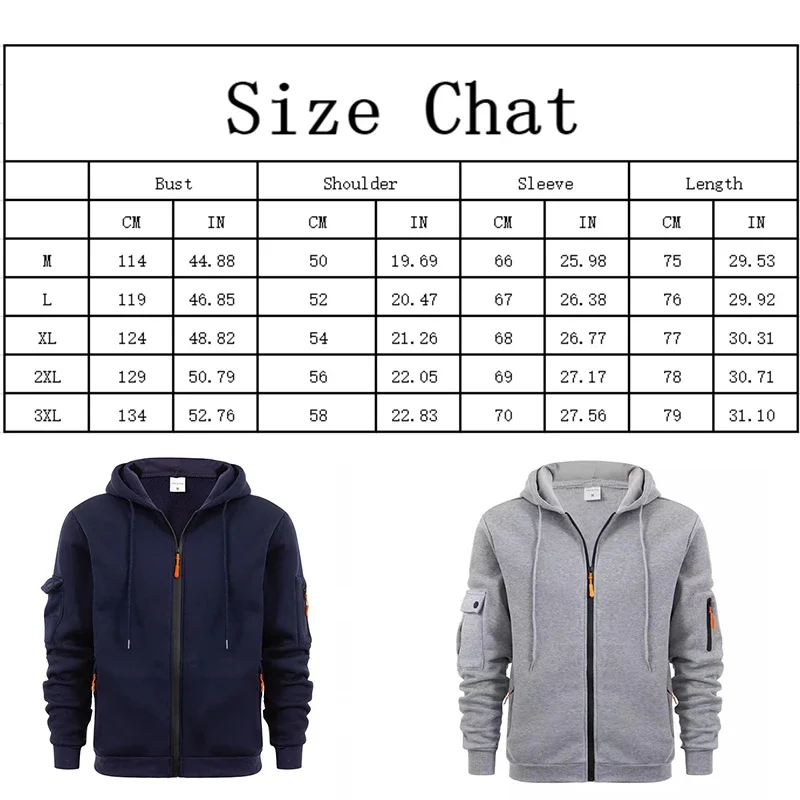 2024 New Men Zip Up Hoodies Casual Fleece Sweatshirt Half Dome Full Zip Hooded Sweatshirt Autumn Winter Hoodies Odzież męska