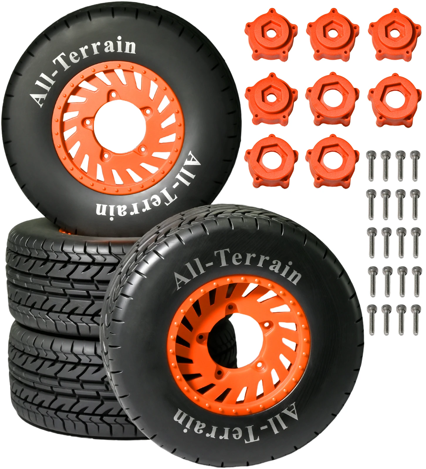 RC Short Course Truck Wheels 12 17mm Hex for 1/8 1/10 Scale RC Car Truck Monster ARRMA Trxs Slash HPI VKAR Redcat HSP LRP