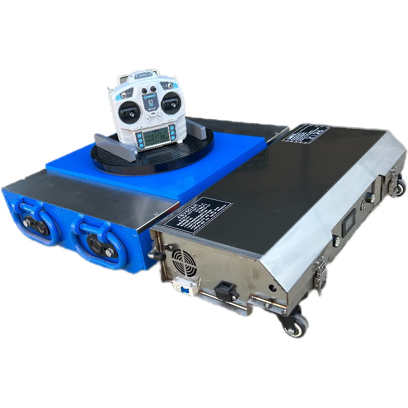 Electric Transporting Dolly Remote Control Machine Skate Electric Cargo Carrying Truck Factory Equipment Moving Roller Trolley