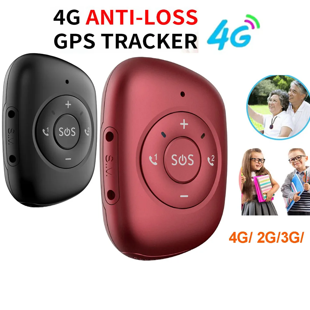 2026 Elderly 4G GPS Tracking Pendant V50 GPS Tracker SOS Help Tracker Device Touch HD Camera Call Health Management Locatork