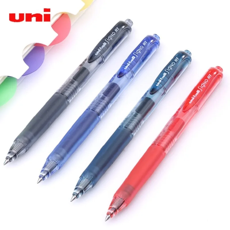 

Uni UMN-105 Press Type Gel Pen 0.5mm Double Bead Bullet Pen Tip Rubber Pen Holder Student Exam Special Office Signature Pen