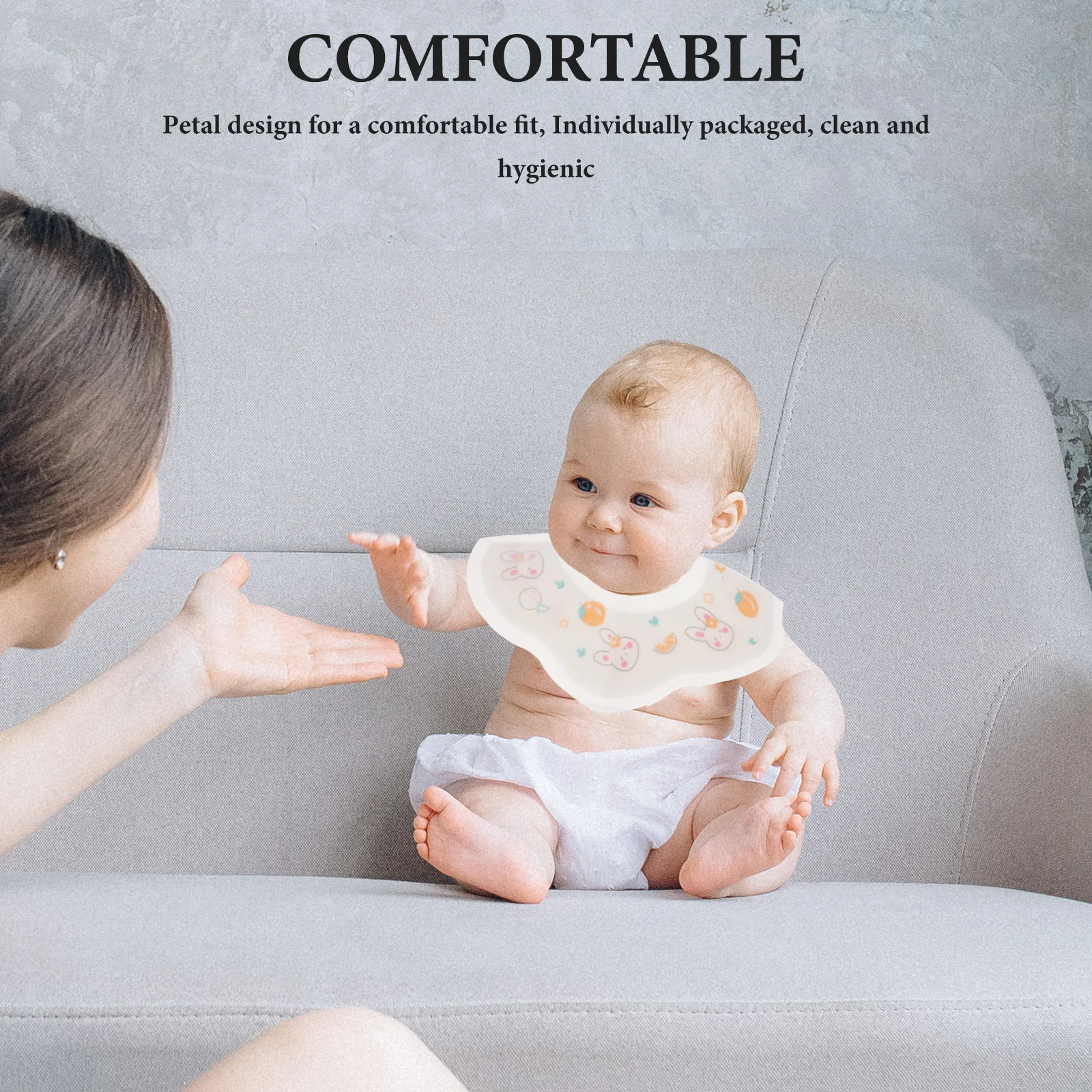 

10 pcs Baby Bibs Disposable Soft Infant Feeding Bib For Toddler Drooling Newborn Eating Supplies Drool Protection Mealtime Use