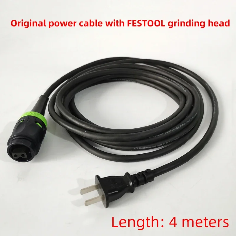 

Germany Original 4M FESTOOL Dry Mill Power Cable DETS150 Electric Mill Grinding Head Connect The Socket Abrasive Sandpaper