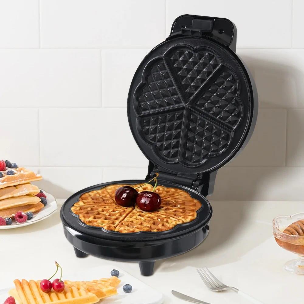 European multi-function breakfast machine, love waffle machine