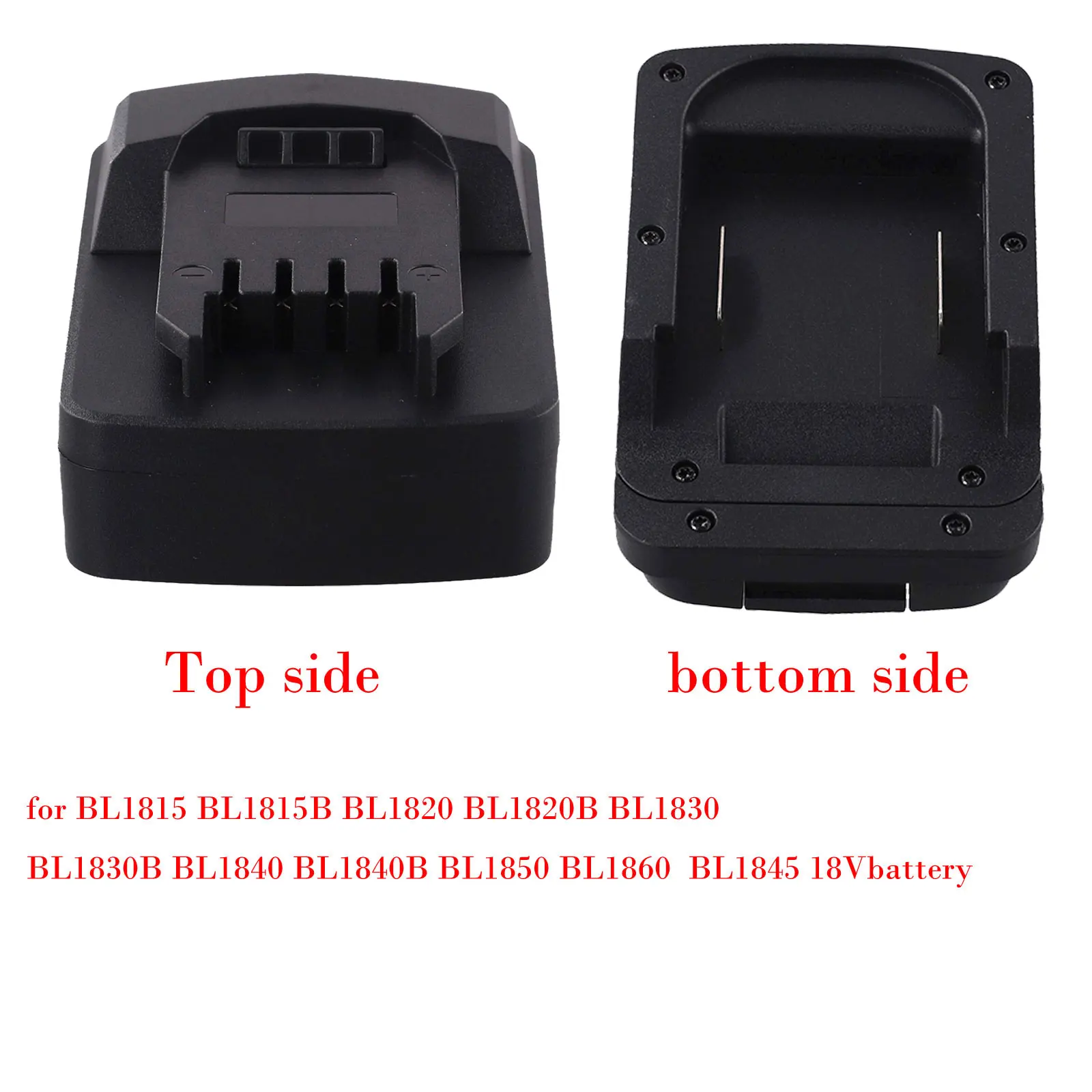 

Battery Connection Lithium-ion Adapter Approx 90*60mm 18V Battery Adapter Compact Size Easy To Use Lightweight Plastic Material