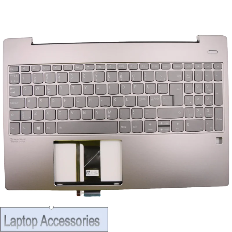 

NDC скандинавский минеральный серый верхний чехол для клавиатуры, упор для рук, чехол для Lenovo Ideapad S540 15 15IWL GTX 5CB0U43629