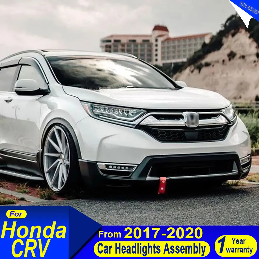 

Car headlights for Honda CR-V LED Headlight 2017 2018 2019 2020 CRV Head Lamp Drl Projector Lens Auto Accessories Plug and play