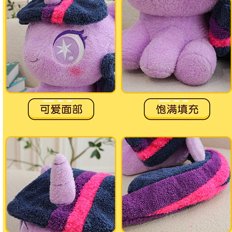 Jouets en peluche My Little Pony de 30Cm, Twilight Sparkle Pinkie Pie Rarity Fluttershy Applejack Rainbow Dash, poupée en peluche, cadeau de noël pour enfant