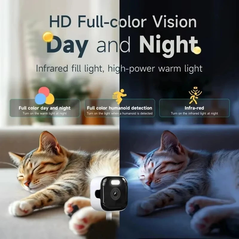 1080P HD WiFi Wireless Security Camera Infrared Night Vision Mobile Remote Surveillance Device Home Monitor Baby Pet Real Time