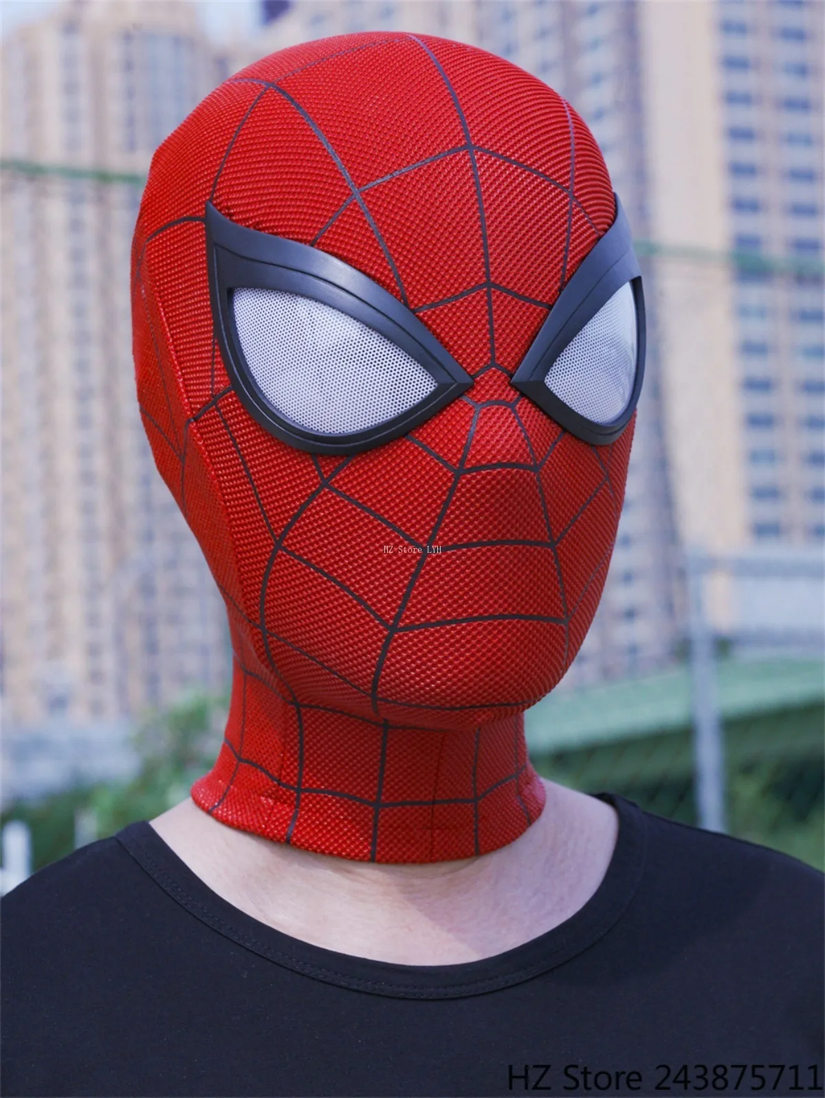 フルヘッドPS4スパイダーマンマスク（目一対付き）プレイステーション4