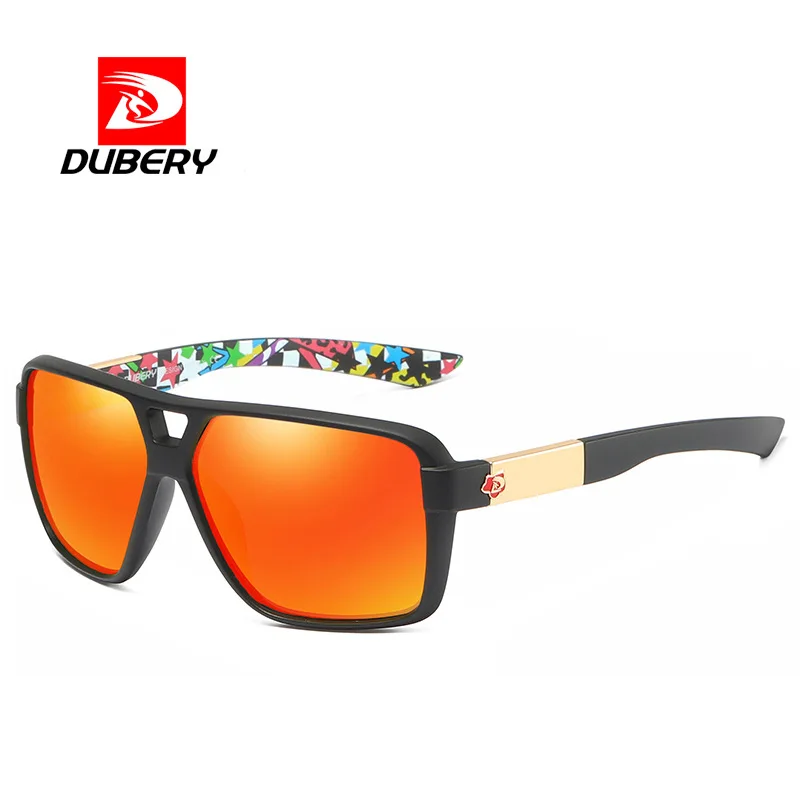 DUBERY Fashion Polarized Sports Sunglasses Men UV Protection Sun Glasses Women UV400 Brand Outdoor Eyewear Fishing Goggles