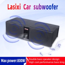 Car subwoofer with active power amplifier bass system audio modification trunk subwoofer dual 6X9 subwoofer speakers Peak 800W