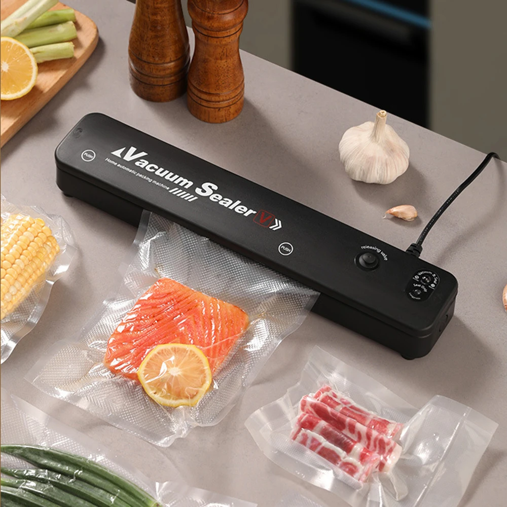 

Vacuum sealing packaging machine 220v/110v household food vacuum sealing machine film sealing machine vacuum packaging