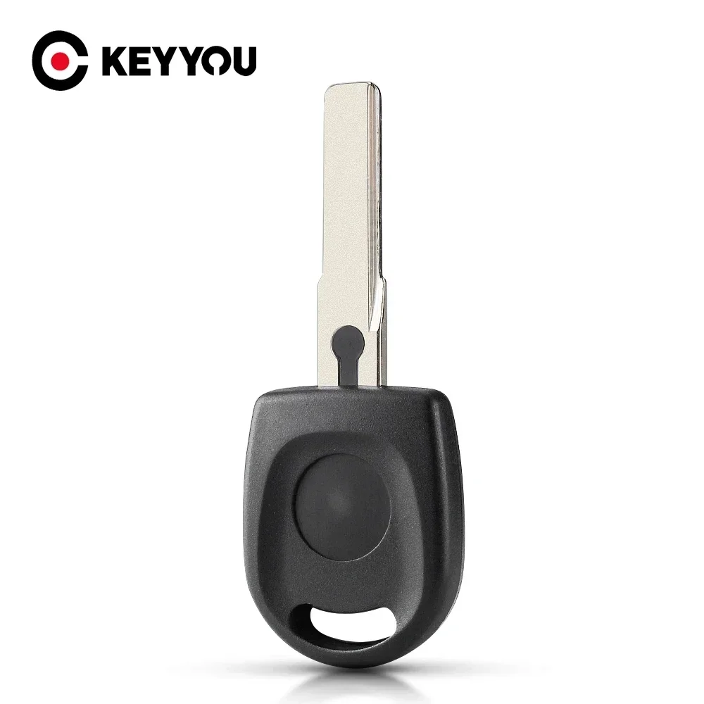 

KEYYOU 10pcs NEW For VW Volkswagen Jetta POLO BORA PASSAT HU66 Transponder Car Key Chip Shell Case