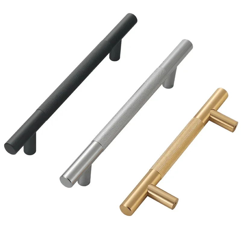 Aluminum Alloy Solid Handle Drawer Wardrobe Handle Modern Minimalist Gold Cabinet Door Cabinet Light Luxury Door