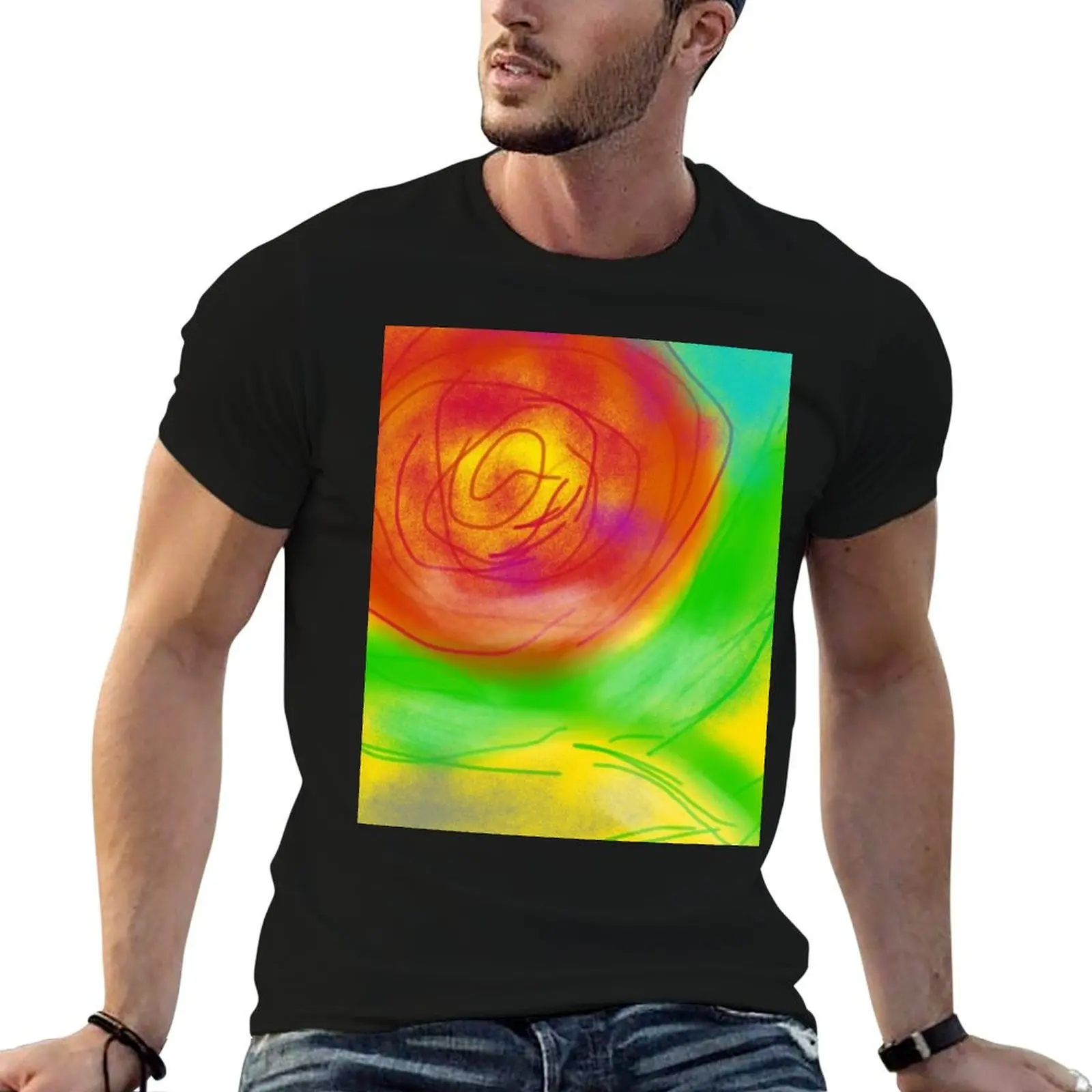 Camisetas gráficas de Fleur para hombre, camisetas para hombre, camisetas Petite para