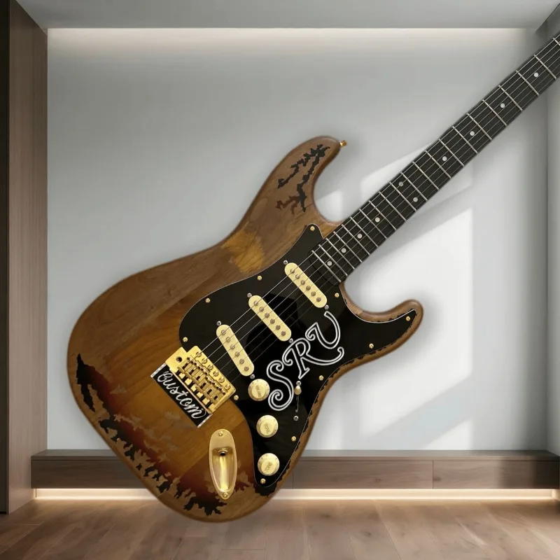 Hot Sales STQ Style 6 String Vintage Electric Guitar SSS Single Coil Pickups Gold Hardware Beginner Professional Performance
