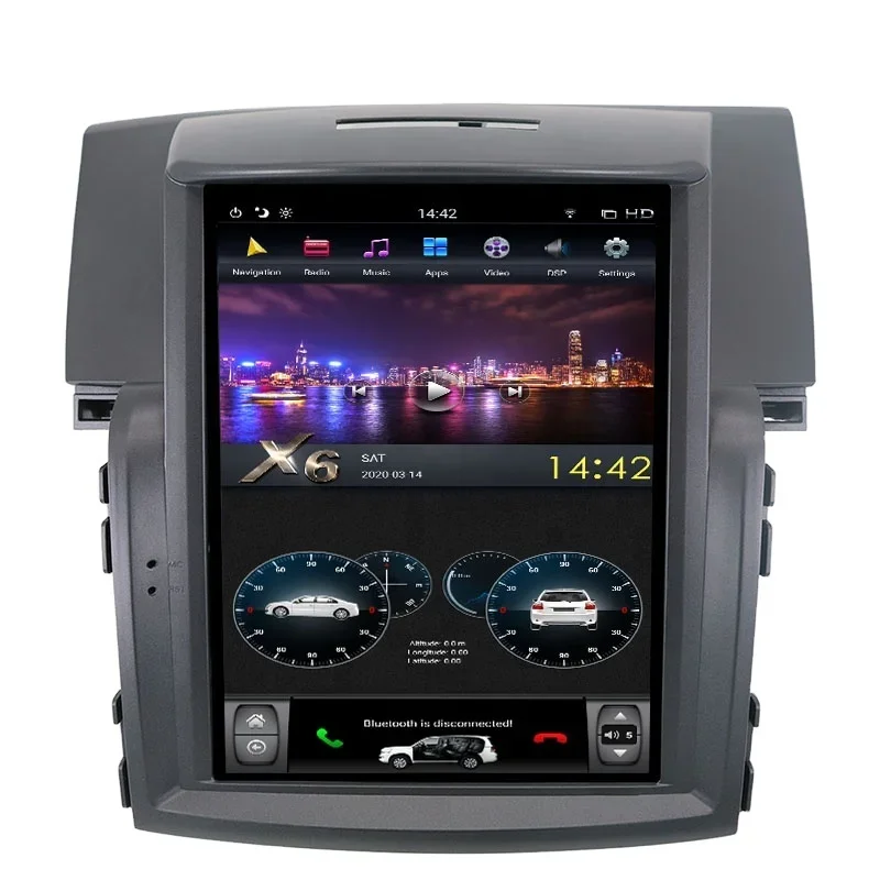 

10.4'' Vertical Screen 4+64GB Android Car Multimedia Player Radio GPS Navigation for Honda CRV 2012-2017 With CarPlay+DSP+4G