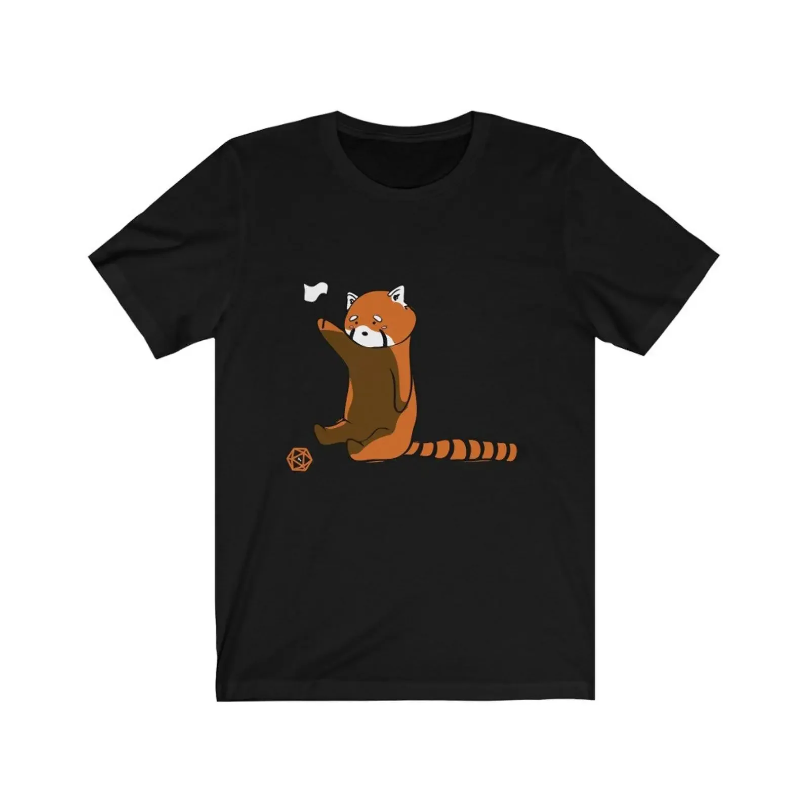 Critical Fail Red Panda T Shirt Rpg Inspired Game Master Tabletop Gaming vintage Washed graphic homme Slightly streetwear