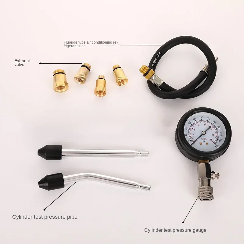 2025Fuel Rapid Cylinder Pressure Gauge Automotive Multi Functional Pressure Diagnosis Kit Repair Tool