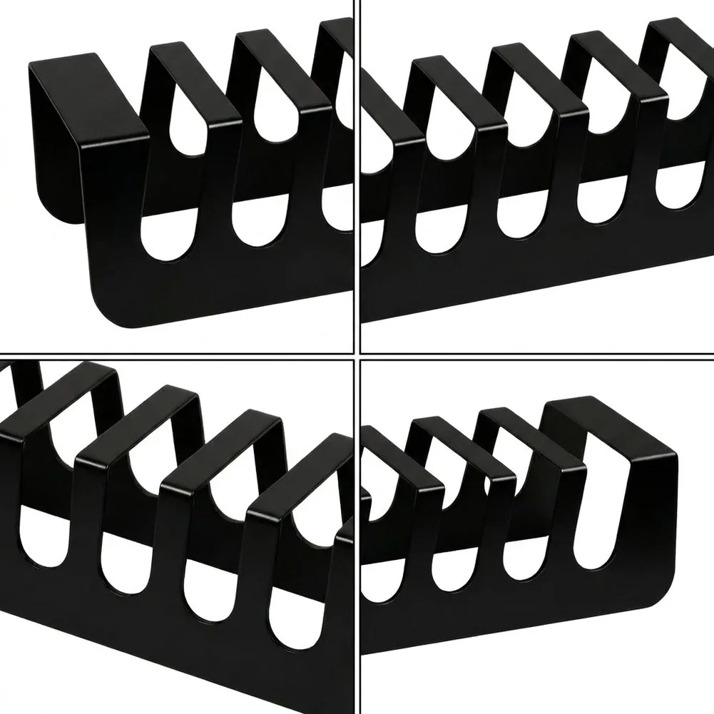 8/12 Slots Dark Metal Sample Display Stand For Tile Marble Quartz Stone Door Workbench Multiple Slot Display Stand