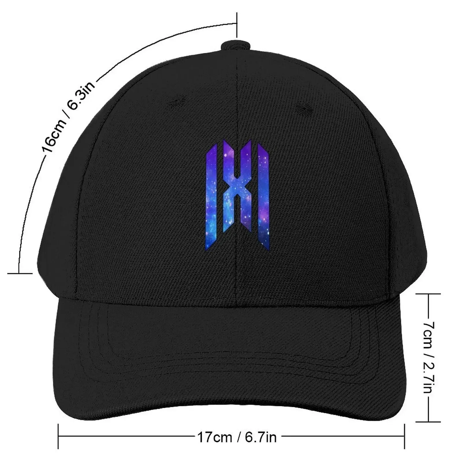 Monsta x logo (blue galaxy) classic t shirt Baseball Cap Anime Hat Military Tactical Cap Golf Wear Girl Men's