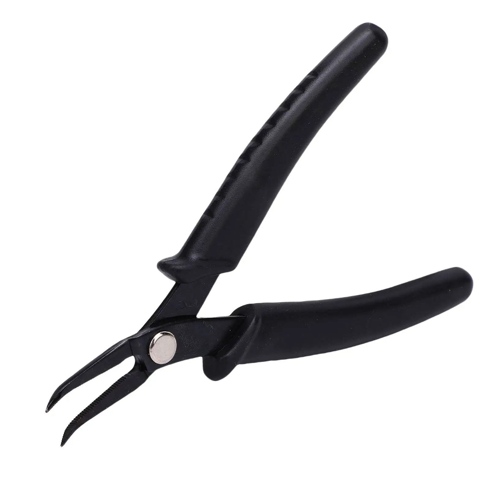 

14cm Badminton Racket Stringing Tool Carbon Steel Curved Nose Stringing Pliers with Ergonomic Handle for Tennis Rackets