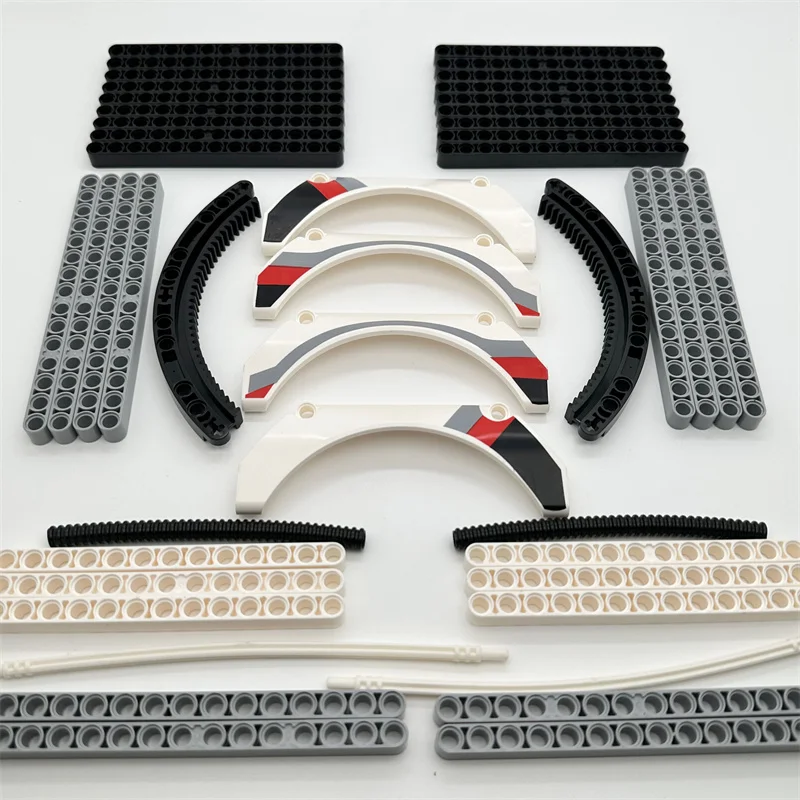 MOC Technical Parts 42545 41239Bricks Pin Liftarm Studless Beam Axle Connector Panel Car Toy Compatible Building Blocks Toys