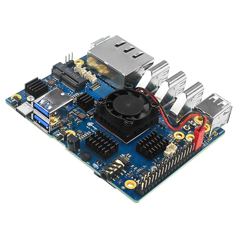 For 5 Plus Cooling Fan Active Heat Dissipation with Thermal Pads for 5 Plus Board-DTD2